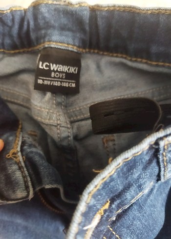 Erkek Çocuk Parçalı Bol Kesim Kot Pantolon - Görsel 2