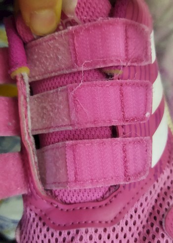 Kız Çocuk Pembe Cırt Cırtlı Spor Ayakkabı - Görsel 2