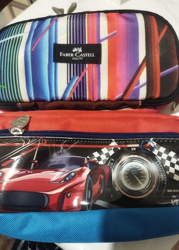 Renkli Faber-Castell Çocuk Kalem Kutusu ve Çanta - Görsel 11