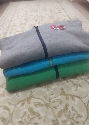 Gri Kapüşonlu Fermuarlı Erkek Çocuk Ceketi - Görsel 6