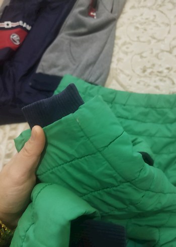 Gri Kapüşonlu Fermuarlı Erkek Çocuk Ceketi - Görsel 11