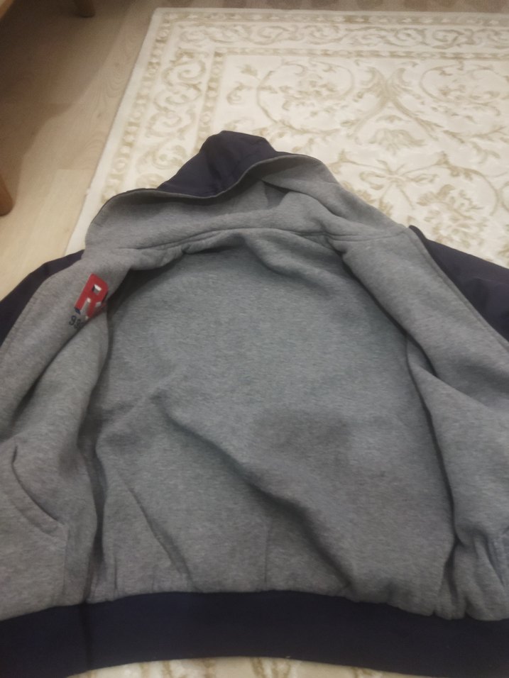 Gri Kapüşonlu Fermuarlı Erkek Çocuk Ceketi - Görsel 2