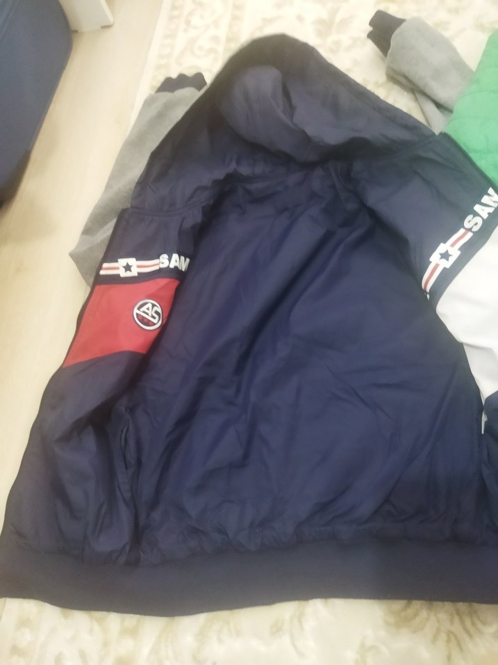 Gri Kapüşonlu Fermuarlı Erkek Çocuk Ceketi - Görsel 4