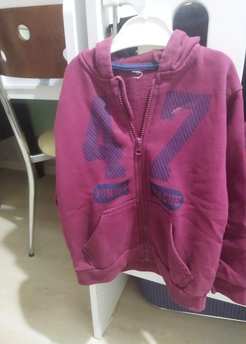 Kızıl Örgü Yün Uzun Kollu Salaş Kazak - Görsel 7