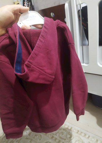 Kızıl Örgü Yün Uzun Kollu Salaş Kazak - Görsel 6