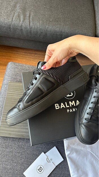 Balmain Balmain Siyah Sneaker Ayakkabı