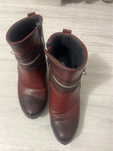 37 Beden bordo Renk Bot ayakkabı