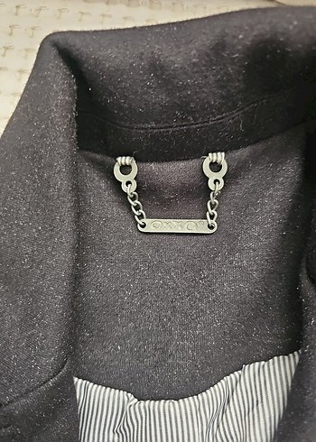 Gri Kadın Denim Blazer Ceket - Görsel 2