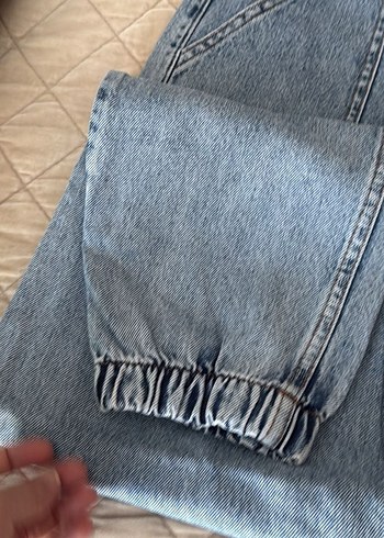 Mavi Rahat Kesim Kadın Denim Pantolon - Görsel 2