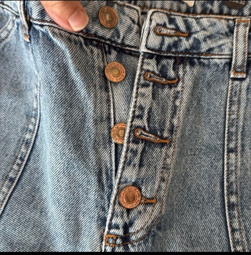 Mavi Rahat Kesim Kadın Denim Pantolon - Görsel 4