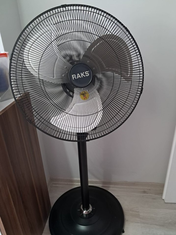 RAKS Siyah Ayaklı Vantilatör - Görsel 3