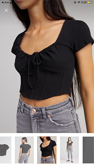 Bershka Korse T-shirt