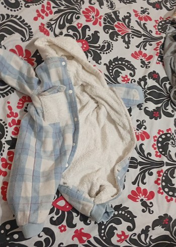 Düğmeli Kapüşonlu Bebek Tulumu - Görsel 5