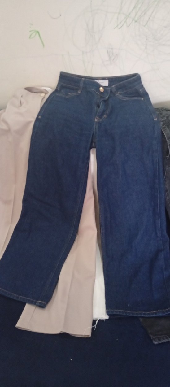 Bej Kadın Kumaş Pantolon Midi Boy. - Görsel 2