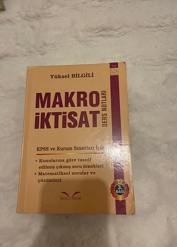 Makro İktisat Ders Notları - Yüksel Bilgili