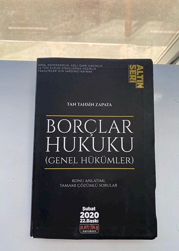 Borçlar Hukuku Genel Hükümler Kitabı