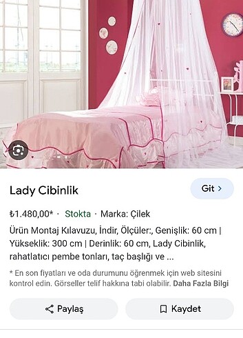 Taç Çilek cibinlik