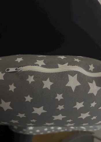 Gri Yıldız Desenli Emzirme Ve Hamile Yastığı - Görsel 5