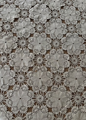 40 yıllık antika el emeği masa örtüsü - Görsel 4