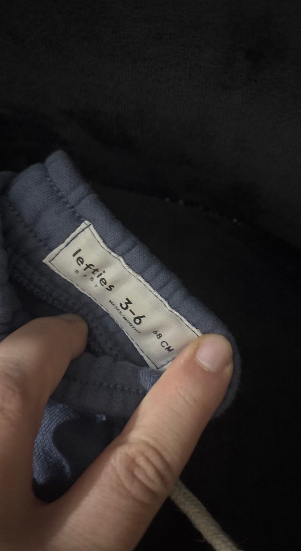 Erkek bebek Şardonlu eşofman altı ikili - Görsel 2