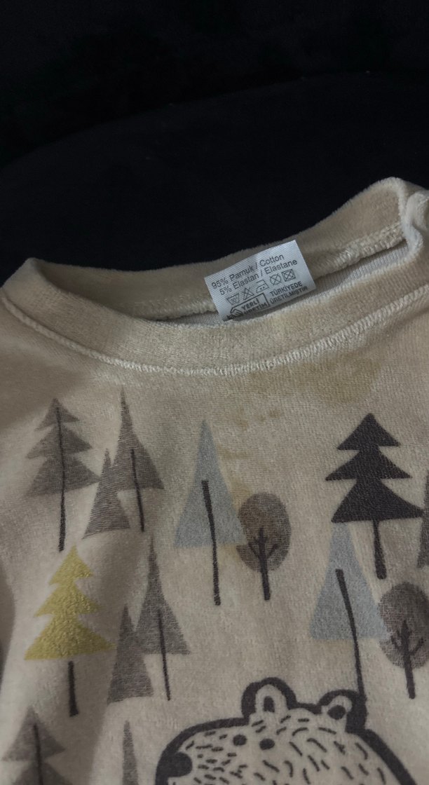 Erkek Çocuk Kahverengi Baskılı Sweatshirt - Görsel 2