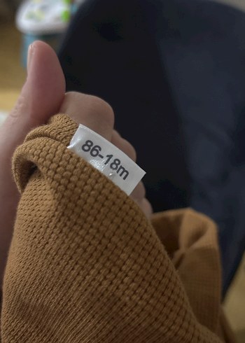 Örme Kahverengi Bebek Takım - Görsel 3