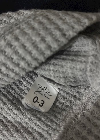 Gri Erkek Çocuk Örgü Sweatshirt - Görsel 3