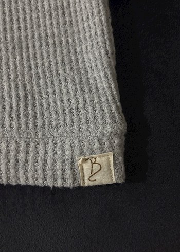 Gri Erkek Çocuk Örgü Sweatshirt - Görsel 2