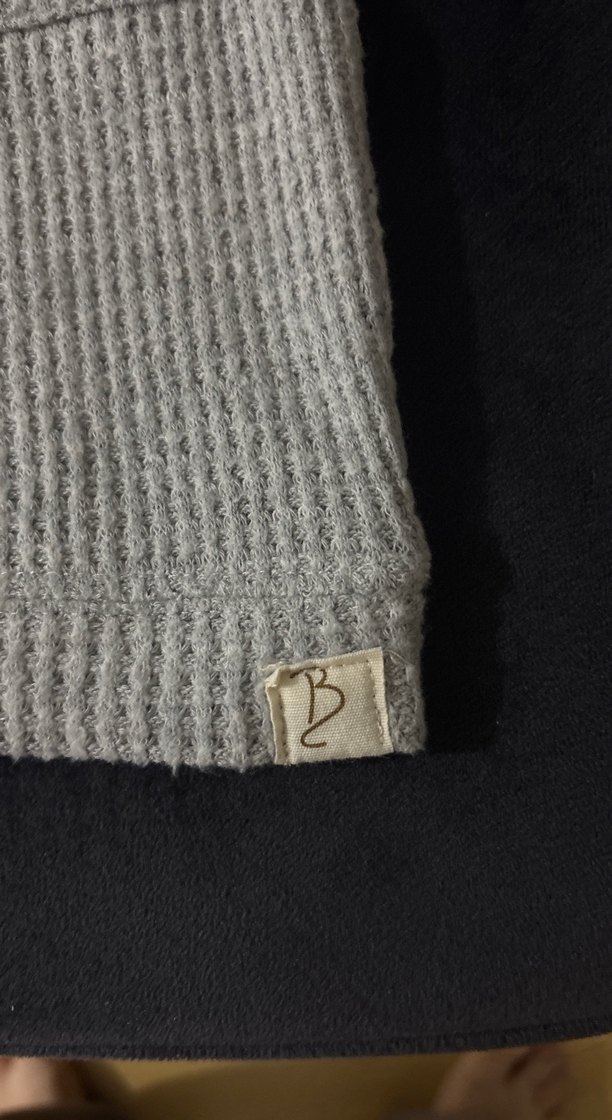 Gri Erkek Çocuk Örgü Sweatshirt - Görsel 2