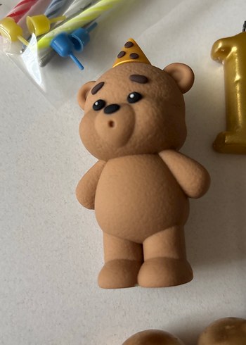 Ayıcık temalı bir yaş konsept süsleri - Görsel 11