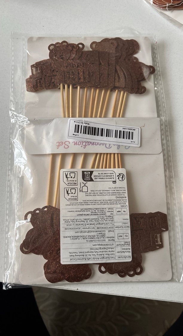 Ayıcık temalı bir yaş konsept süsleri - Görsel 4