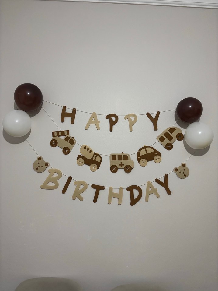 Ayıcık temalı bir yaş konsept süsleri - Görsel 2