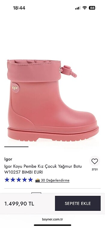Pembe kız çocuğu İGOR
