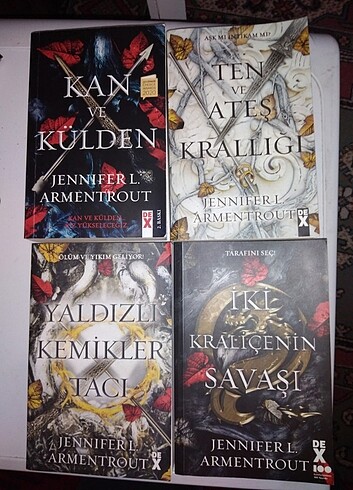  2, 3, ve 4.üncü kitap. Nefes kesen çok çok sürükleyici bir seri