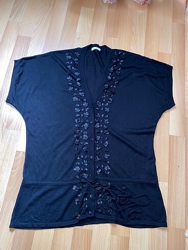 Koton TRİKO HIRKA ÇİÇEK DETAYLI ÇOK ŞIK L-XL BEDEN UYUMLU