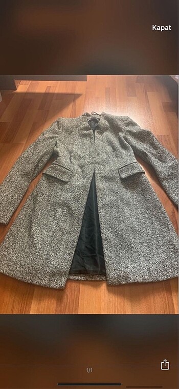 xs Beden gri Renk Zara kaban