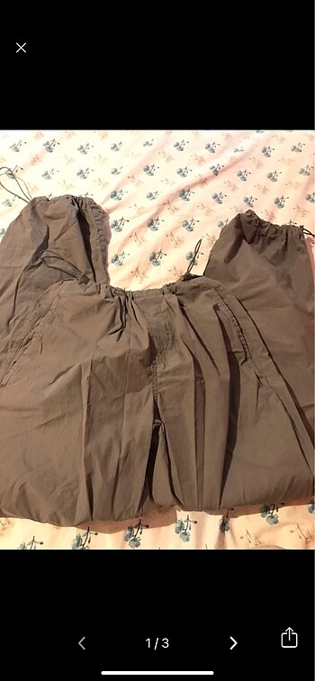 gri paraşüt pantolon