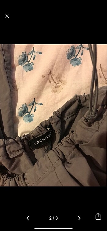 Bershka gri paraşüt pantolon