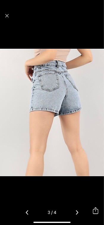 xs Beden jean kot şort etek