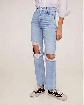Mango mom jean