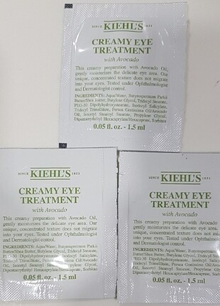 Kiehls avokadolu göz kremi 3 adet