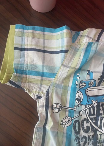 LC Waikiki Erkek Çocuk Desenli Kısa Kollu Gömlek