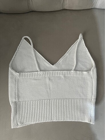 36 Beden beyaz Renk Askılı crop