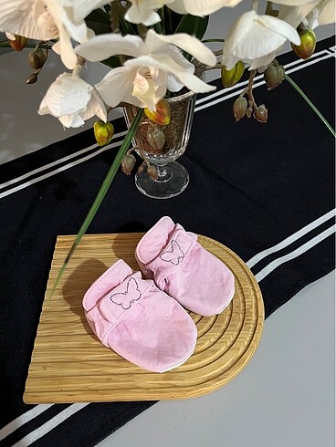 Kız bebek ev ayakkabısı panduf - Görsel 2