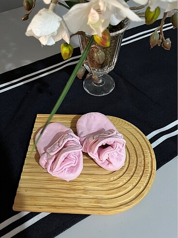 Kız bebek ev ayakkabısı panduf - Görsel 5