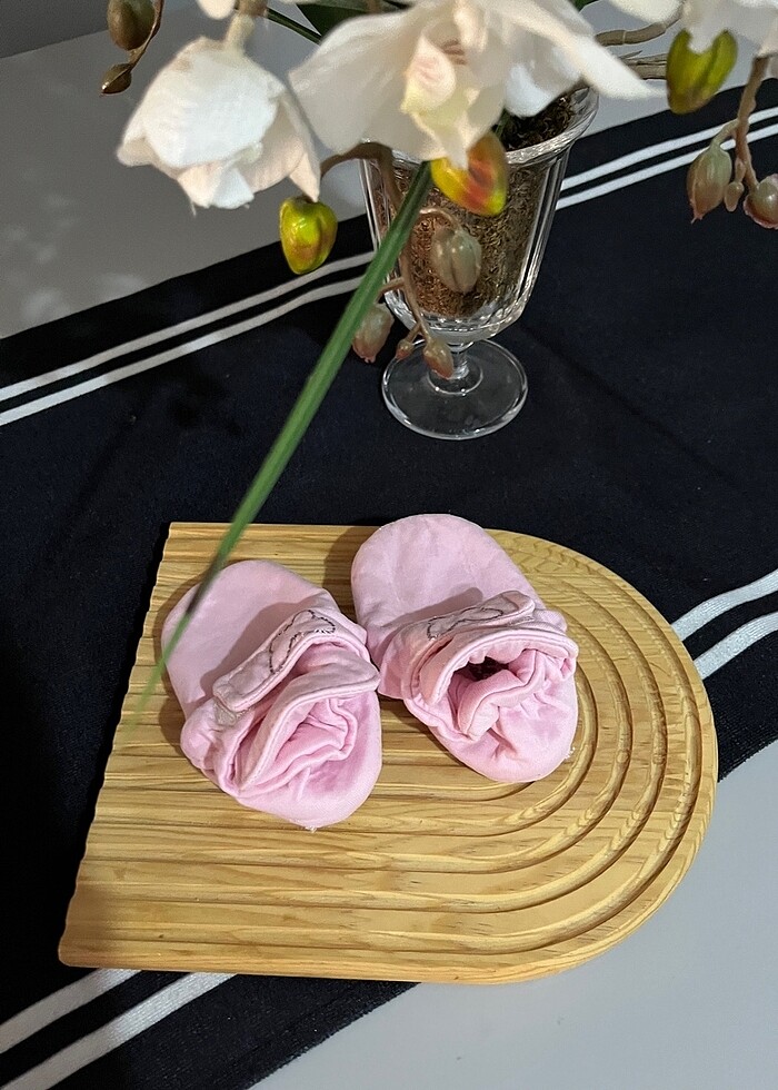 Kız bebek ev ayakkabısı panduf - Görsel 5