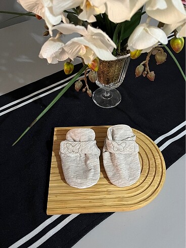 Kız bebek ayakkabı panduf - Görsel 2