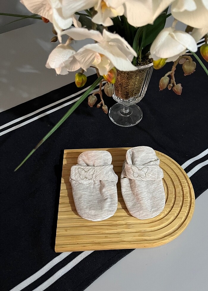 Kız bebek ayakkabı panduf - Görsel 2