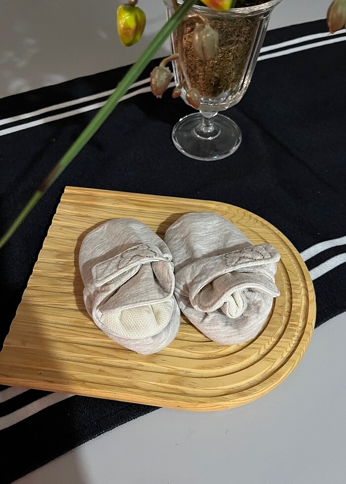 Kız bebek ayakkabı panduf - Görsel 3