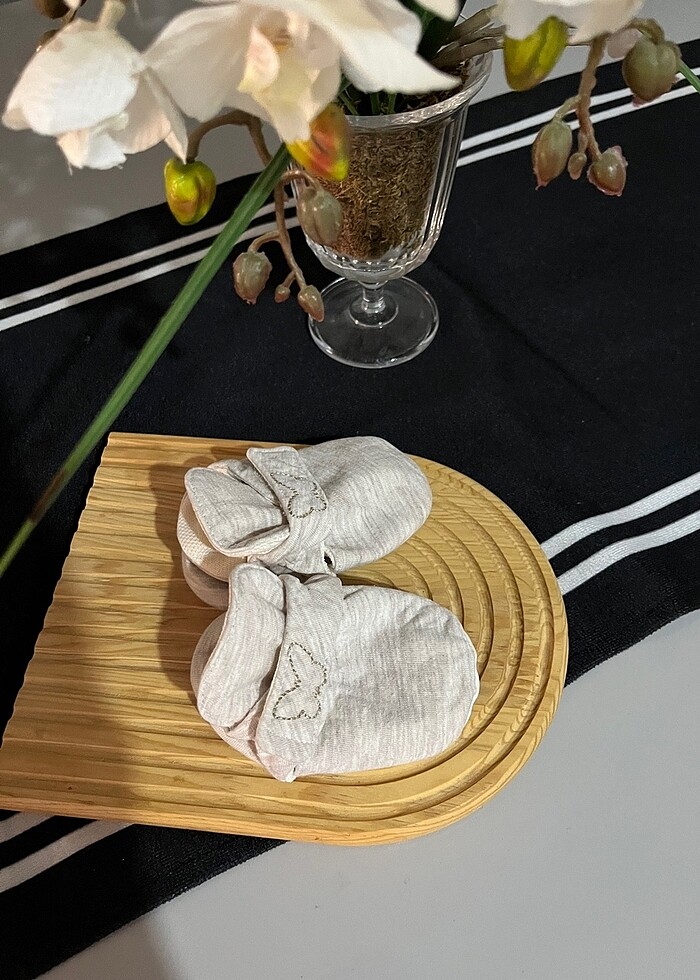 Kız bebek ayakkabı panduf - Görsel 4